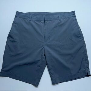 Fair Harbor Deck Shorts Mens 36 Gray Drawstring Pockets Zip Pocket Preppy Golf